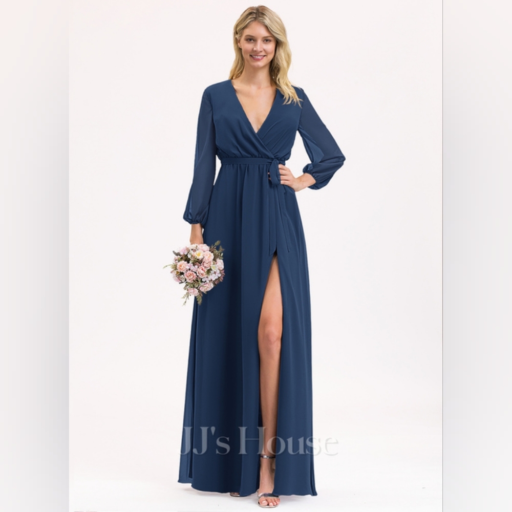 Navy Blue Formal Dress